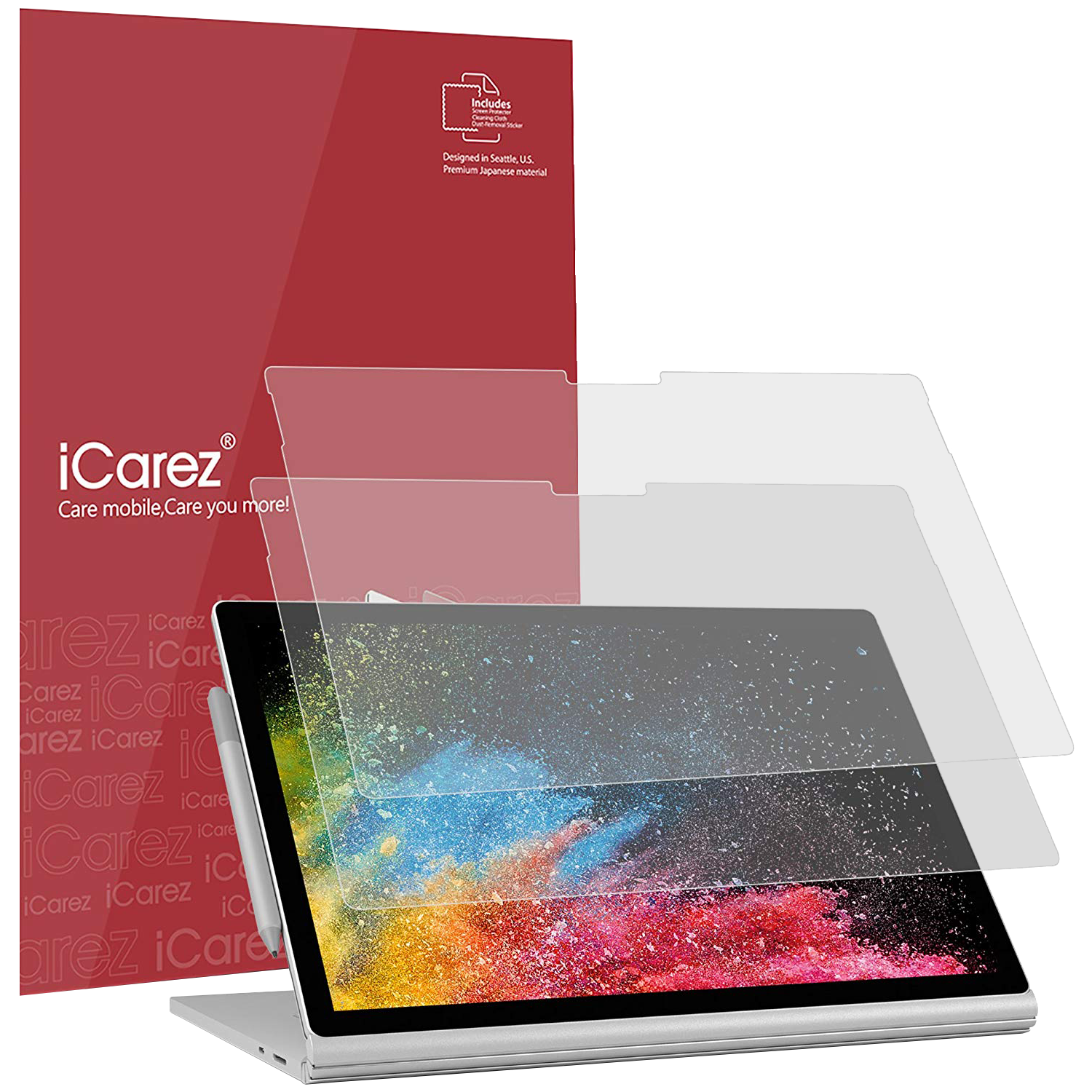 iCarez PET Matte Screen Protector for Surface Book